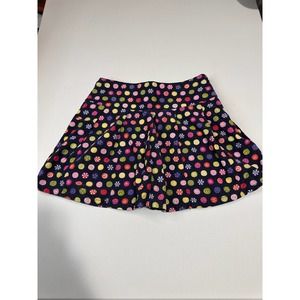 Girls Gymboree Navy Candy Print Skort with built in shorts Size 10